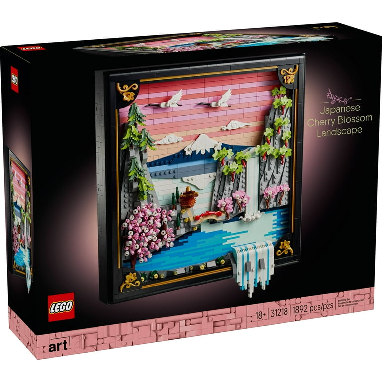 LEGO Art Japanese Cherry Blossom Landscape Building Set for Adults