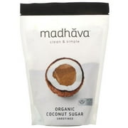 Madhava Organic Coconut Sugar 16 oz Pack of 2