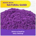 thumbnail image 5 of Kinetic Sand, 2lbs Purple Play Sand, Moldable Sensory Toys for Kids, Resealable Bag (Packaging May Vary), for Ages 3 and up, 5 of 13