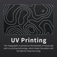 thumbnail image 3 of Mouse Pad GMKWTL Vidrio Negro Topográfico 41x31 cm, 3 of 7