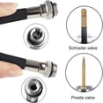 thumbnail image 2 of Estbridge Mini Bike Pump for All Bike Tires with Presta to Schrader Valve Cable  Retail Packaging, 2 of 6
