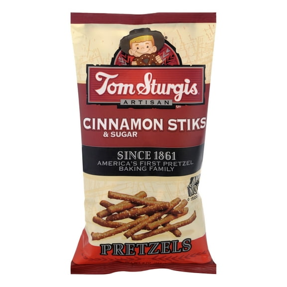 Tom Sturgis Cinnamon Sugar Sticks Pretzels 9 oz. Bag (2 Bags)