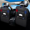 thumbnail image 1 of WESIEVYA 1Pc Foldable Car Back Seat Organizer Black with Waterproof Storage Pocket for Car, 1 of 4