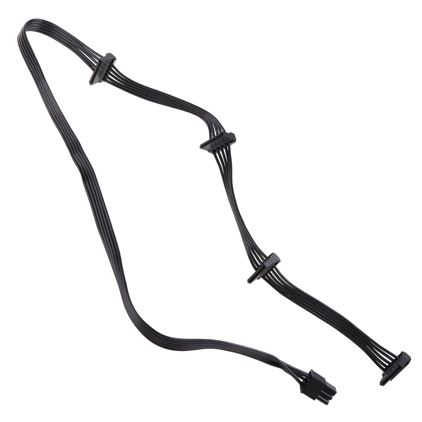 PCIe 6 Pin Male to 4 Sata 1 to 4 Sata Female Power Supply Splitter for Corsair Modular RM650X