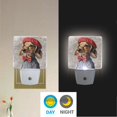 thumbnail image 2 of Yayeee LED Plug in Night Light for The Home with Auto Dusk to Dawn Light Sensors, 2 Pack, Gray Dog Artist, 2 of 6