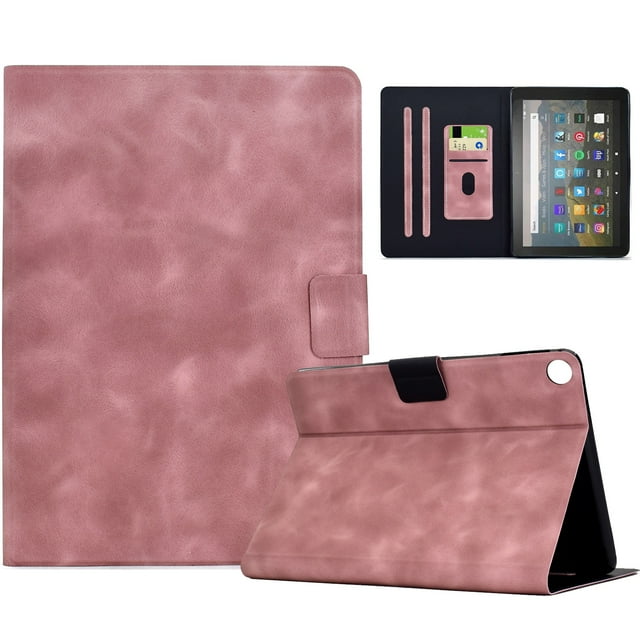 FOXDOCK Tablet Case for Samsung Galaxy Tab A11 Plus – TPU Folio Cover with Card Slots, Anti-Slip Stitching, Stand Function, Full Protection