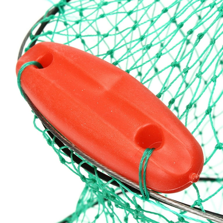 Foldable Round Nylon Fishing Bait Net Mesh Trap Cast Minnow Crab Crawdad  Crawfish Shrimp Net Floating Cage Fishing Tackle 