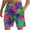 Orange, variant on WAENQINLA Mens Swim Trunks Palm Tree Print Swimming Shorts 7 Inch Big and Tall Quick Dry Elastic Waist Beach Sport Shorts S-5Xl
