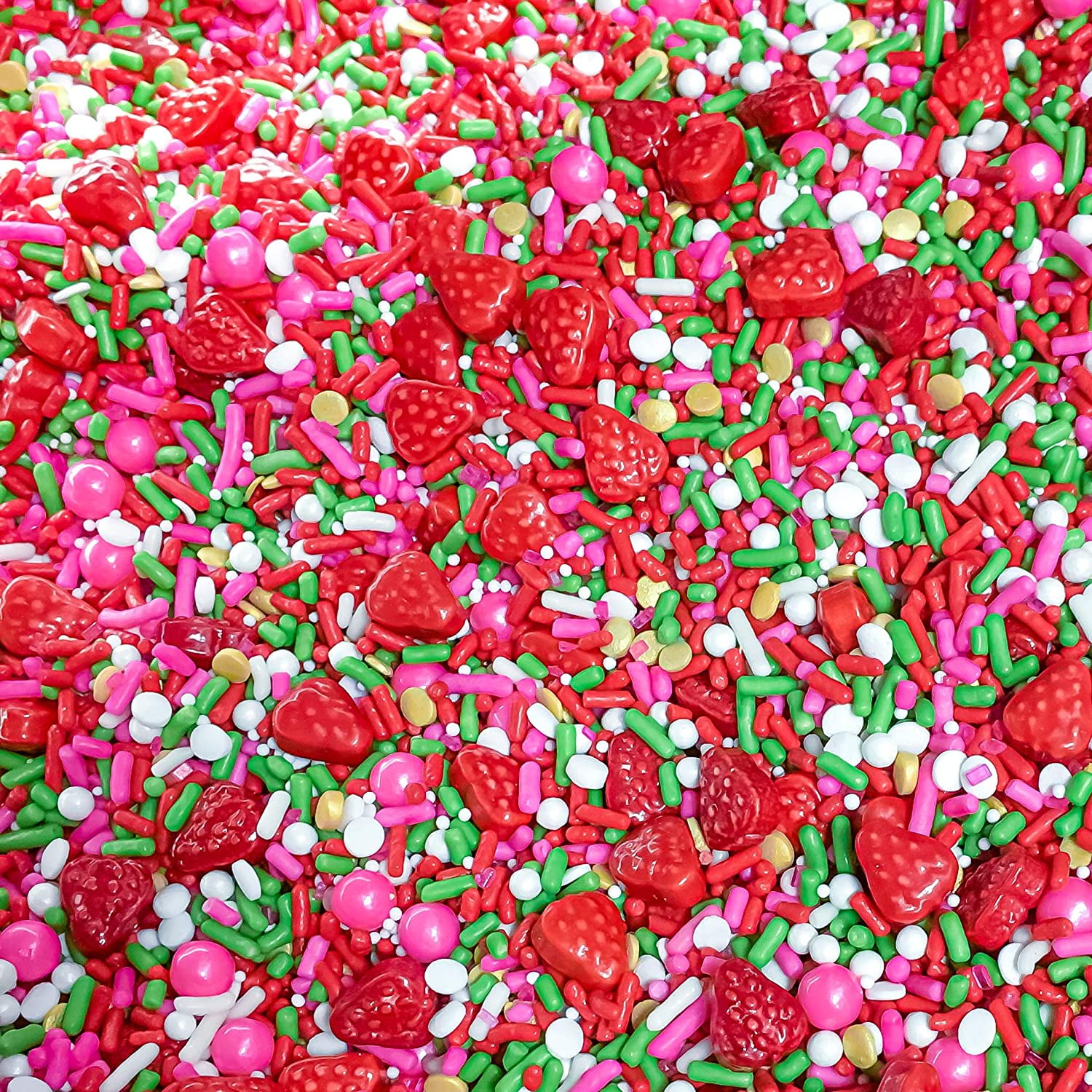 Daisies & Strawberries Sprinkle Mix - 4oz