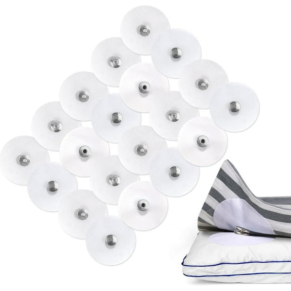 Duvet Snaps to Hold Comforter,20 Pcs Duvet Cover Snaps Clips,Metal Duvet Clips Duvet Fasteners Iron on Duvet Snaps Comforter Fasteners Prevent Duvet from Shifting in The Quilt Cover
