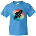 thumbnail image 3 of Inktastic Rocket Ship Retro Space Youth T-Shirt, 3 of 5