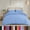 Light Blue, variant on Moonlight20015 3 PC Duvet Cover Set Queen Size Plain Button Closer Soft Brushed Microfiber Silver Color 90 x 90 Inches