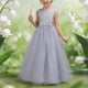 thumbnail image 5 of Vestido de Encaje Blanco de Manga Larga Cuadrado Cuello Girado Abajo Arco Falso Dos Piezas Vestido de Baile de Estudiantes Británicos para Niños Grandes 5-16 Años de Edad, 5 of 7