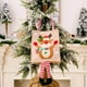 thumbnail image 2 of Adorno navideño con estampado de dibujos animados, bolsa de mano con rayas para colgar, bolsa de regalo festiva para niños, 2 of 2