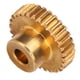 thumbnail image 5 of Accesorio de hardware de robot industrial de engranaje de latón con orificio central de 6 mm de piñón de 30 dientes, 5 of 8