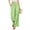 Light Green, variant on Delayuji Women's Wide Leg Pants Printed Summer Casual Palazzo Pants Drawstring Loose Fashion with Button High Elastic Waisted Pants Trousers With Pockets