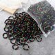 thumbnail image 1 of 50/100 Uds. Diadema para niños de 3cm, gomas para el pelo de colores sólidos de alta elasticidad, diademas para bebés, accesorios para el cabello, soporte para regalos, 1 of 4