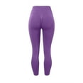 thumbnail image 4 of BYHONG Long Yoga Pants for Women Tall Ladies Outdoor New Seamless Peach Yoga Pants Pants Sports Tights Yoga Clothes Fitness Pants High Waist Ankle Leggings Purple Purple, 4 of 4