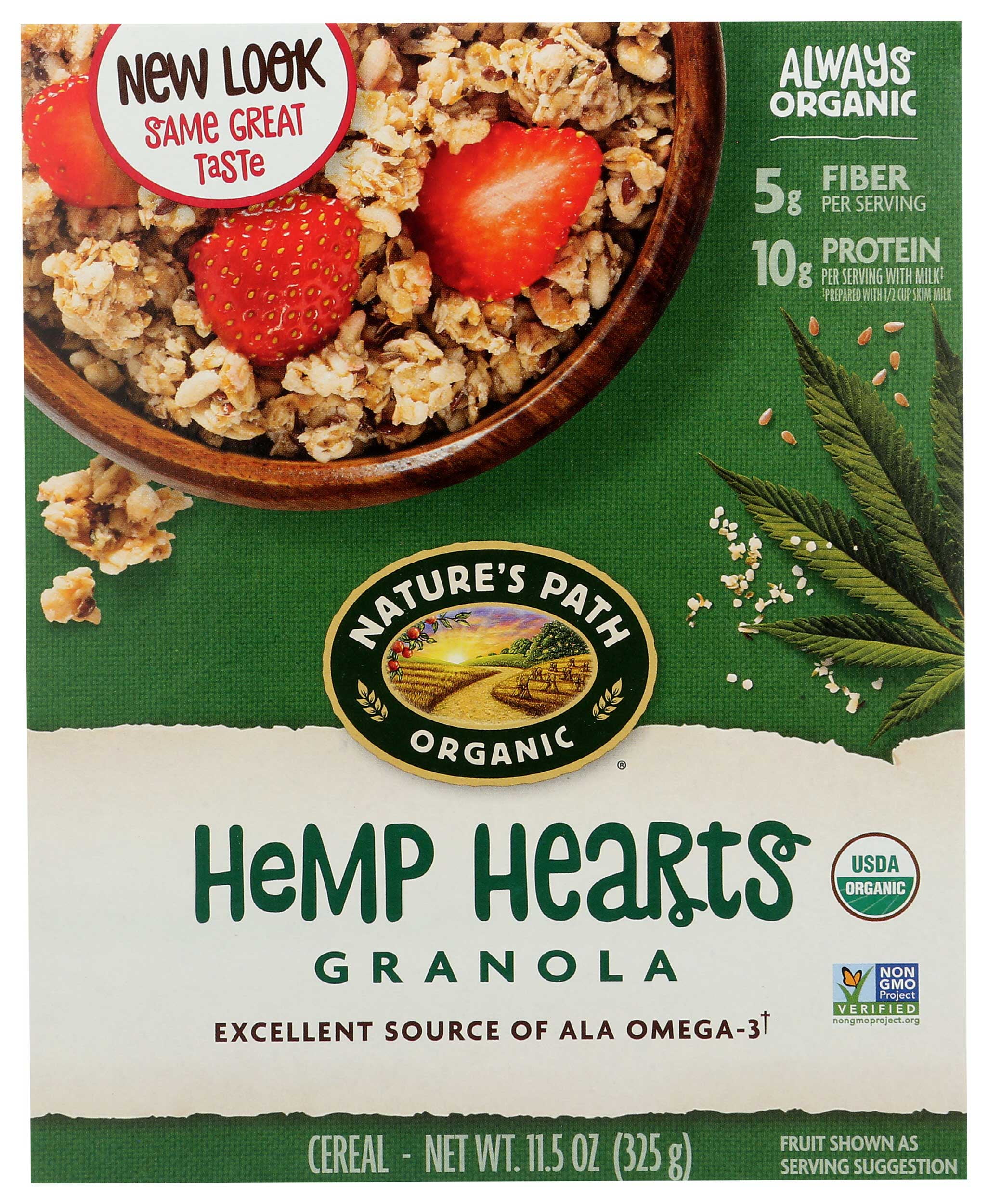 Natures Path Hemp Plus Granola Cereal, 11.5 Ounce 12 per case
