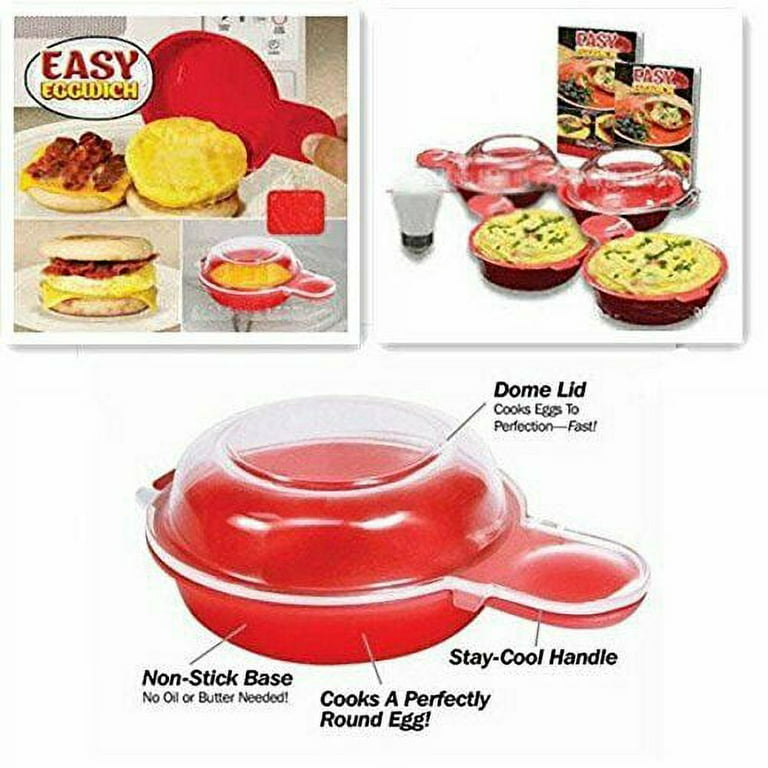 Set Of 2sand Eggs Microwave egg cooker，egg hamburger cooking tool