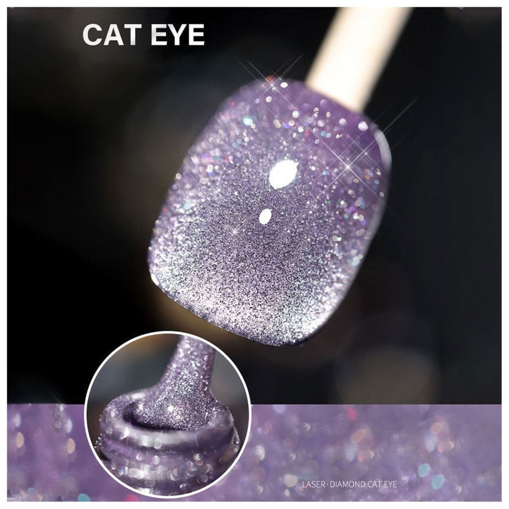 Gel Nail Polish 12 Colors Reflective Glitter Gel Long Lasting for Nail