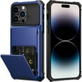 thumbnail image 1 of 2022 iPhone 14/13/12/11 Pro Max X/XS/XR/XS Max SE Wallet Case - Store 5 Cards & Enjoy Dual Layer Shockproof Protection!, 1 of 5