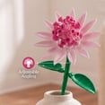 thumbnail image 5 of Brickcraft Astrantia Building Kit: 69-Piece Set with Adjustable Flower, Great Adult Gift, 5 of 8