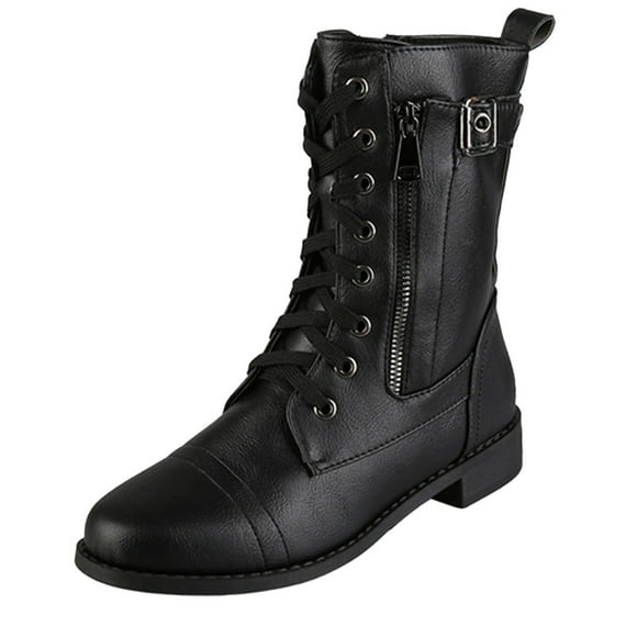 XZNGL Boots for Womens Boots Womens Cowboy Boots Women Fashion Western Style Cowboy Riding Boots Casual Warm Low Heels Knee Middle Tube Boots Shoes