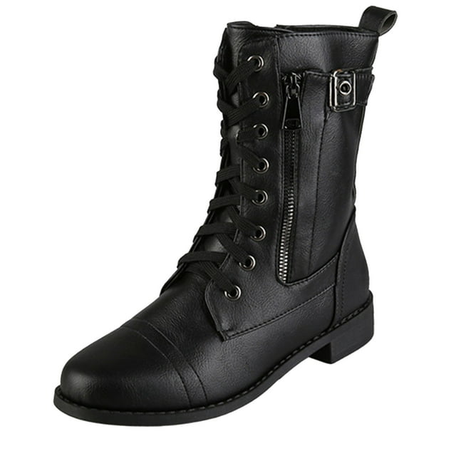 Bottes XZNGL pour Femmes Bottes Femmes Bottes Cowboy Femmes Mode Style Western Bottes d'Équitation Cowboy Décontractées Chaudes Talons Bas Genou Tube Moyen Bottes Chaussures