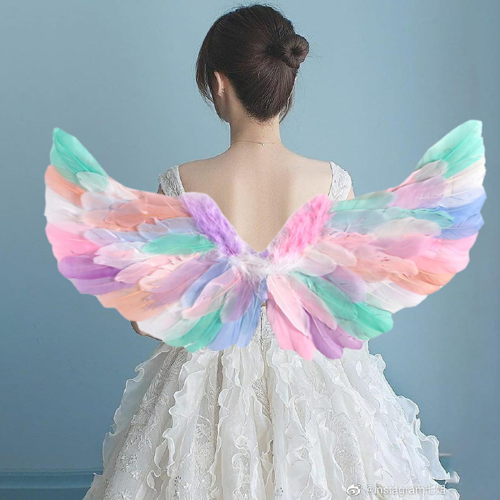 Colored Feather Angel Wing Halloween Costume Dress up Decorative Fairy