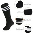 thumbnail image 2 of 4 Pairs Kids Soccer Socks Baseball Softball Youth Athletic Boys Girls Knee High Socks, 2 of 6