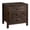 Brown, variant on UBesGoo Nightstand with USB Charging Station, 3 Drawer Dresser Side Table, Soild wood & MDF with Solid Wood Veneer, Brown