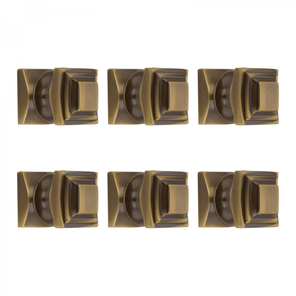 Antique Brass 1.25'' Kitchen Doorknob Pull Handles w/Screws