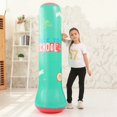 thumbnail image 4 of Inflatable Punching Bag Letter Standing Boxing Bag Blow up Toy for Kids Adults, 4 of 10