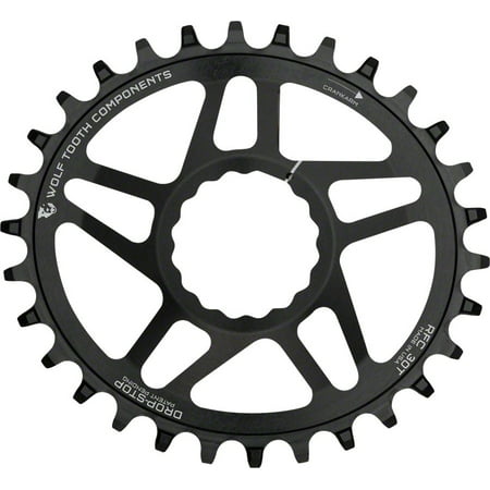 - Wolf Tooth Powertrac Elliptical Direct Mount Drop-StopChainring: 36T, for RaceFace CINCH Cranks, Boost Chainline, Black