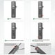 thumbnail image 5 of Uxcell 1-Conjunto de Cerraduras de Puerta para Cercas Exteriores, Cerradura de Combinación de 4 Dígitos con Cable de Acero y 3 Cuerdas Reemplazables [Negro], 5 of 7