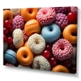 thumbnail image 2 of Designart "Art Candy Colorful Pop art painting II" Food & Beverage Canvas Print, 2 of 5