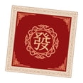 thumbnail image 3 of Tapete de Mahjong para mesa de juego de Mahjong, 80 x 80 cm rojo un, 3 of 9