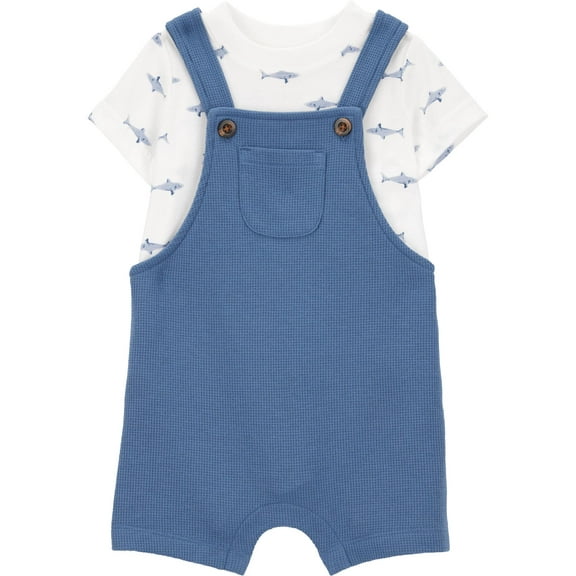 Carter's Child of Mine Baby Boy Overalls, 2-Piece, Sizes 0/3-24 Months