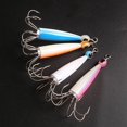 thumbnail image 5 of NIBOLOG Squid Jig Hook 8/10 Needles with Eye Sharp Bright Color Strong Penetration Fish Attraction Universal Glow in Dark Cuttlefish Sleeve Octopus Fishing Lure Hook Fishing Supplies, 5 of 8