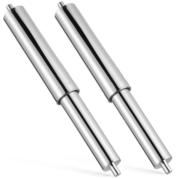 Beaupretty Toilet Paper Roller Spindle Replacement Plastic Silver 2Pcs