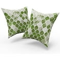 thumbnail image 2 of Green Grey Throw Pillow Covers 20x20 Inch Sage Green Geometric Trellis Chain Olive Green Modern Decorative Pillows Farmhouse Couch Cases for Home Bed Sofa Chair Decor BZ, 2 of 6