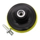 thumbnail image 2 of Almohadillas de pulido de lana para pulir, 7 unidades, accesorio para taladro con esponja autoadhesiva y adaptador para pulir automóviles, rosca de varilla de conexión M14 de 6 pulgadas., 2 of 14