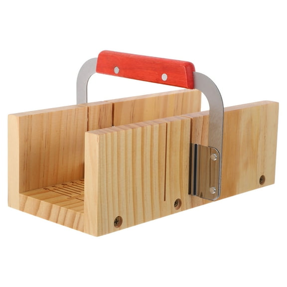 SEWCHICS Wooden Soap Cutter Box Set with Dual Slot Design for Handmade Soap Making at Home