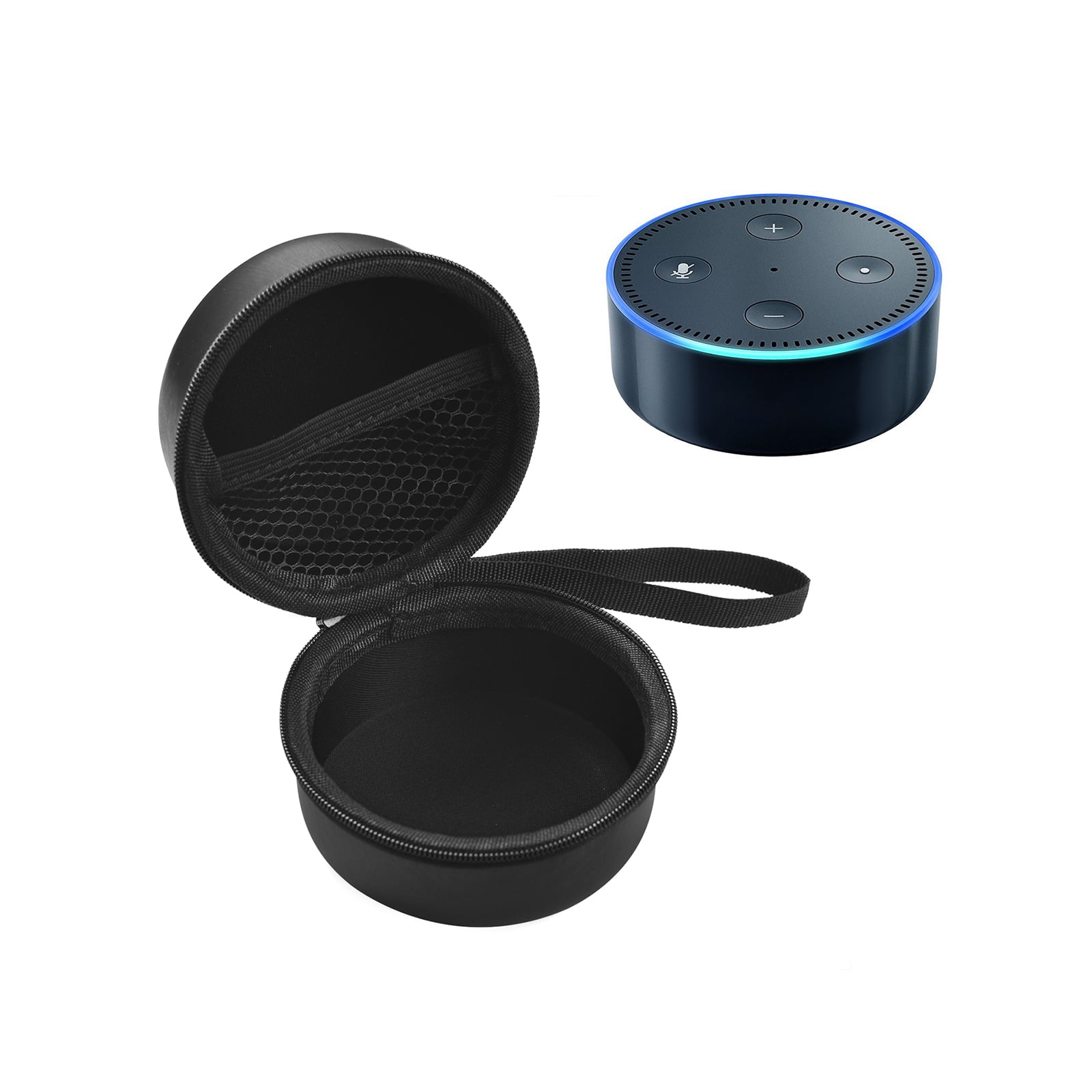 Buy Speaker Case, Speaker Case Portable Round Speaker Storage Box Anti