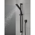 thumbnail image 2 of Delta Faucet Pivotal 3-Spray Handheld Shower Head with Shower Slide Bar, Matte Black Shower Head with Handheld, H2Okinetic Technology, Matte Black 51799-BL, 2 of 5