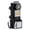 Black, variant on Ryan Bros. American Retro 1950's Payphone Decor, 19 in Wall-Mount Corded Landline Phone with Locking Coin Bank, Molded ABS (Black)