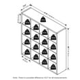 thumbnail image 2 of Pemberly Row Open Back Decorative Cube Storage Organizer in 16-Cube in White, 2 of 6