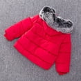 thumbnail image 6 of Otqutp Baby Down Jacket Boys Winter Jacket with Collar Warm Girls Down Coat Trench Coat Thick Hooded Puffer Jacket Hooded Collar Down Outerwear(Red,4-5 Years), 6 of 8