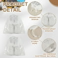 thumbnail image 3 of Uxcell Shoe Bags for Travel, Dustproof Drawstring Bags for Shoes and Accessories White 18", 3 of 7